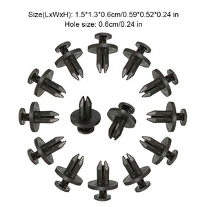 100Pcs Clips for car Fastener Screws Bumper Interior Decoration Auto Plastic Random Mixing Universal Plastic