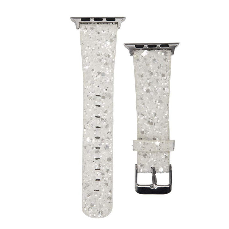 Leather Strap for Apple Watch Band Ultra 49mm 38mm 40mm Women 42mm 44mm 41mm 45mm Glitter Bracelet i Watch Series 7 8 6 5 4 3 2
