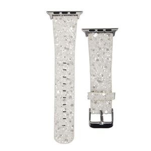 Leather Strap for Apple Watch Band Ultra 49mm 38mm 40mm Women 42mm 44mm 41mm 45mm Glitter Bracelet i Watch Series 7 8 6 5 4 3 2