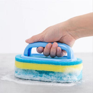 Multi-function Durable Cleaning Brush Kitchen Bathroom Toilet Cleaning Bath Brush Sponge Brush Bathtub Tools Cleaning Tools