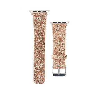 Leather Strap for Apple Watch Band Ultra 49mm 38mm 40mm Women 42mm 44mm 41mm 45mm Glitter Bracelet i Watch Series 7 8 6 5 4 3 2