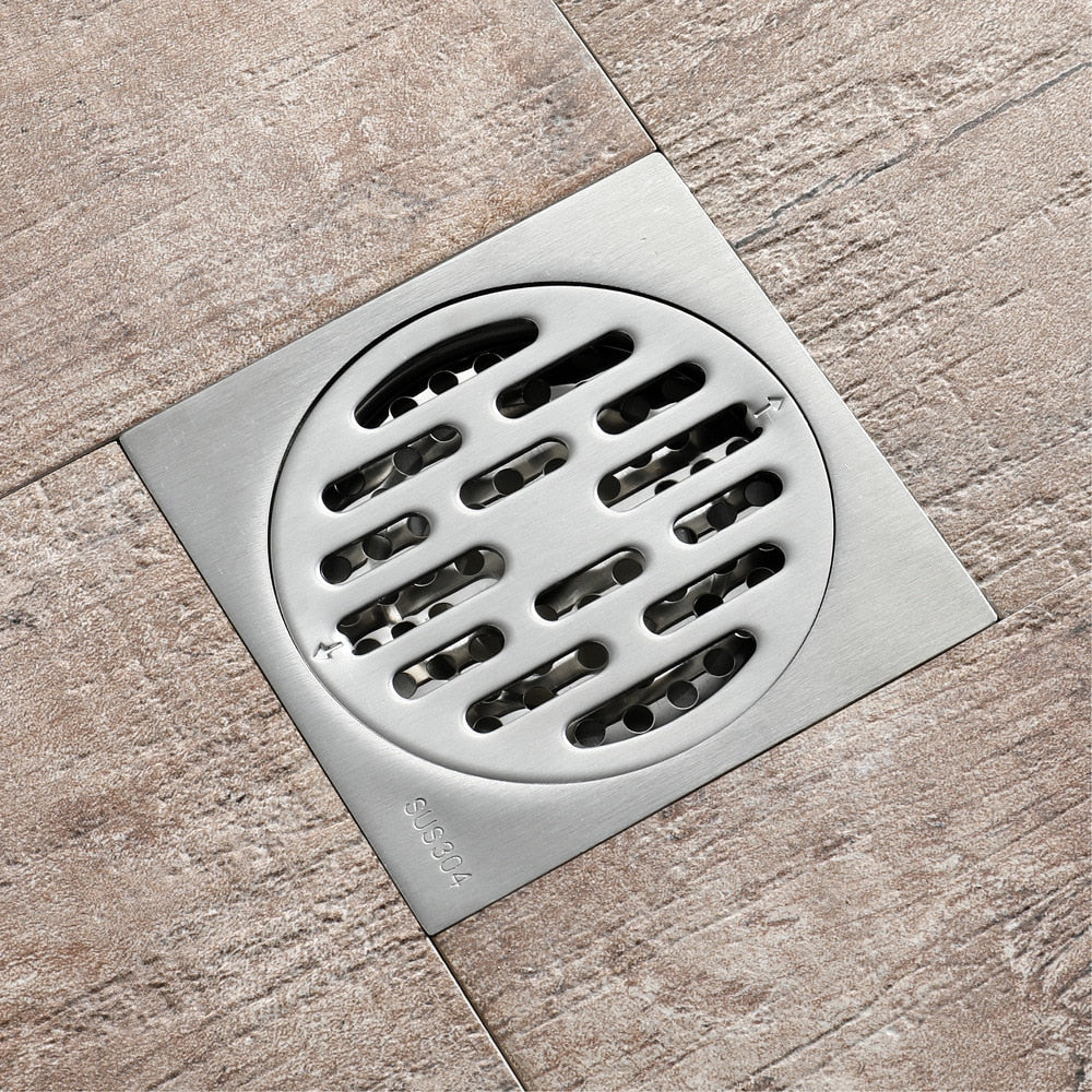 Shower Drain Thick Stainless Steel Floor Drain Ordinary Bathroom Toilet Kitchen Balcony Dedicated To prevent odor BaIDaiMoDeng