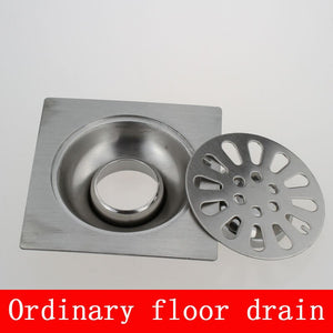 Shower Drain Thick Stainless Steel Floor Drain Ordinary Bathroom Toilet Kitchen Balcony Dedicated To prevent odor BaIDaiMoDeng