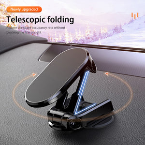 Foldable Magnetic Phone Holder in Car GPS Air Vent Mount Magnet CellPhone Stand Portable Car Mobile Support For iPhone 13 Xiaomi
