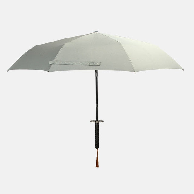 Fully Automatic Umbrella Japanese Samurai Sword Knife Umbrella Strong Luxury Business Male Large Flat Lightweight Umbrellas