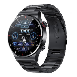 HW20 Creative Electronic Watch IP67 Waterproof Touch Control Round Digital Wristwatch Sedentary-Reminder