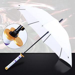 16 Bones Automatically Open Long Handle Windproof Samurai Sword Umbrella Japanese Ninja-like Sun and Rain Straight Umbrella