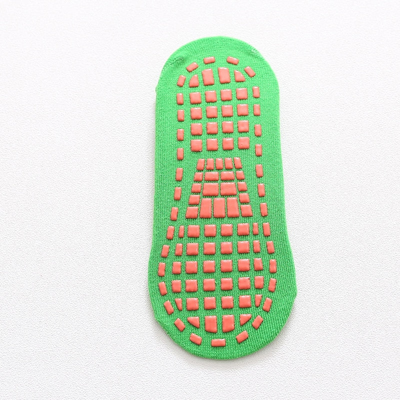 Kids Adults Anti-Slip Socks Parent-Child Trampoline Sock Cotton Socks Elasticity Sports Boys Girls Outside Children Socks