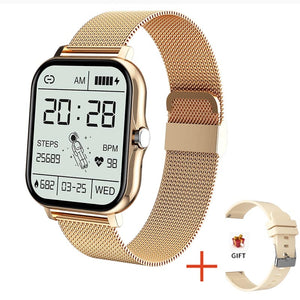 2022 New Smart Watch Men Full Touch Screen Sport Fitness Watch IP67 Waterproof Bluetooth call For Android ios smartwatch Men+Box