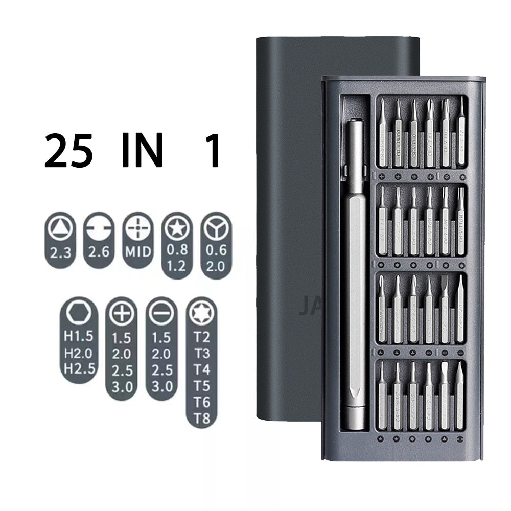 Manual Screwdriver USB Charging Portable Mini Electric Screwdriver Cordless Drill Magnetic Screw Repair KitMagnetic