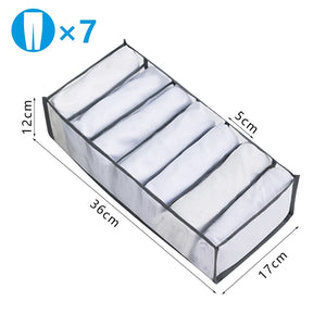 Clothes Organizer Jeans Storage Box Organizer Box Wardrobe Clothes Storage Box with Compartments Socks Underwears Bras Storage