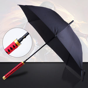 16 Bones Automatically Open Long Handle Windproof Samurai Sword Umbrella Japanese Ninja-like Sun and Rain Straight Umbrella