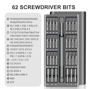 Screwdriver Set Magnetic Screw Driver Kit Bits Xiaomi Iphone Computer Tri Wing Torx Hand Tools Manual Woodworking Tools