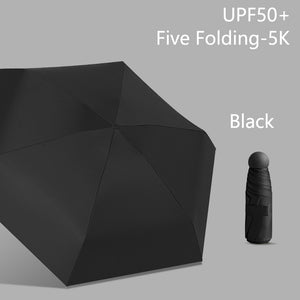 2023 Mini Capsule Umbrella Light Sunny Rainy Umbrella Women Anti-UV Sunshade Umbrella Pocket Sunscreen Umbrella Portable