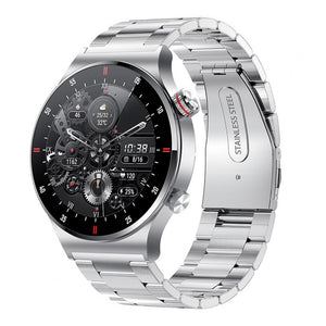 HW20 Creative Electronic Watch IP67 Waterproof Touch Control Round Digital Wristwatch Sedentary-Reminder