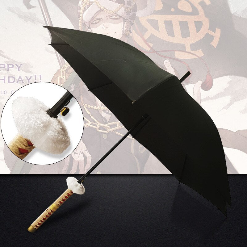 16 Bones Automatically Open Long Handle Windproof Samurai Sword Umbrella Japanese Ninja-like Sun and Rain Straight Umbrella