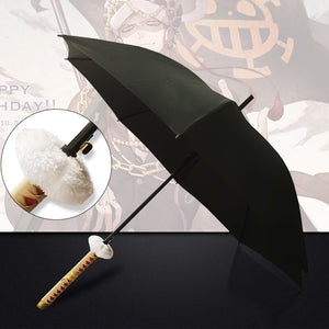 16 Bones Automatically Open Long Handle Windproof Samurai Sword Umbrella Japanese Ninja-like Sun and Rain Straight Umbrella