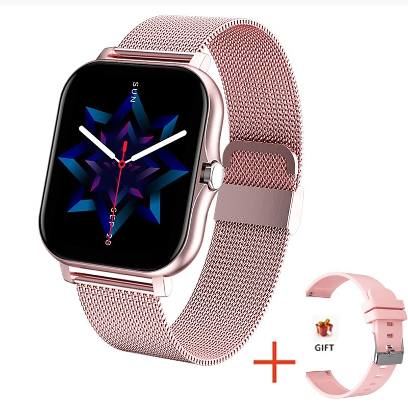 2022 New Smart Watch Men Full Touch Screen Sport Fitness Watch IP67 Waterproof Bluetooth call For Android ios smartwatch Men+Box
