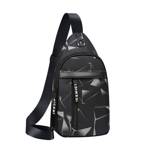 Travel Men&#39;s Crossbody Bags USB Chest Bag Designer Messenger Bag Leather Shoulder Bags Diagonal Package New Back Pack