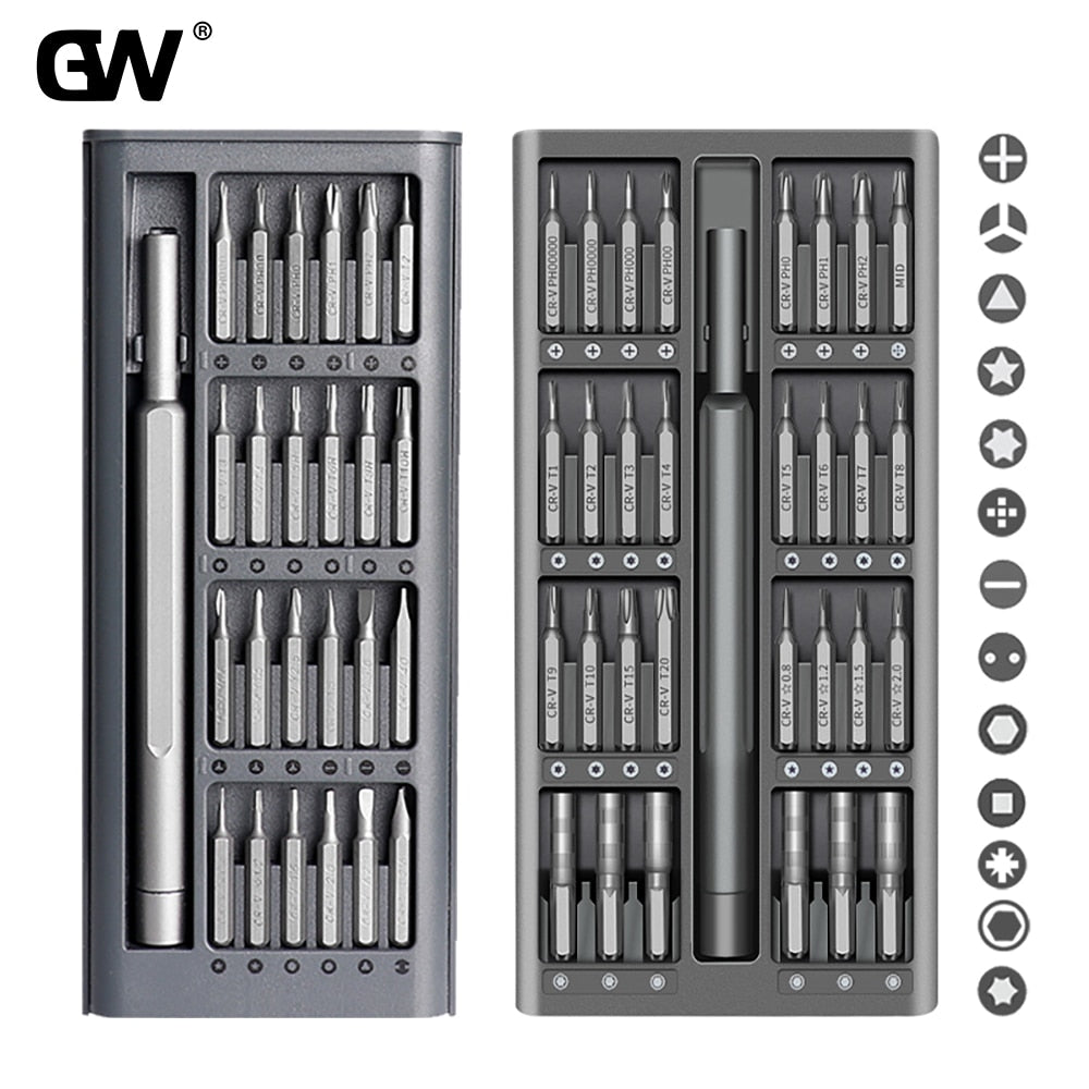 Screwdriver Set Magnetic Screw Driver Kit Bits Xiaomi Iphone Computer Tri Wing Torx Hand Tools Manual Woodworking Tools