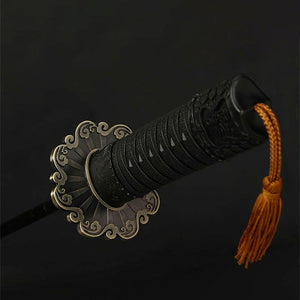 Fully Automatic Umbrella Japanese Samurai Sword Knife Umbrella Strong Luxury Business Male Large Flat Lightweight Umbrellas