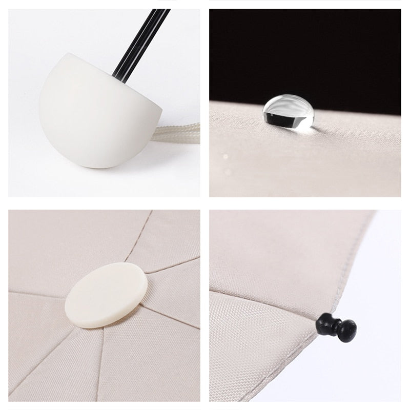 2023 Mini Capsule Umbrella Light Sunny Rainy Umbrella Women Anti-UV Sunshade Umbrella Pocket Sunscreen Umbrella Portable