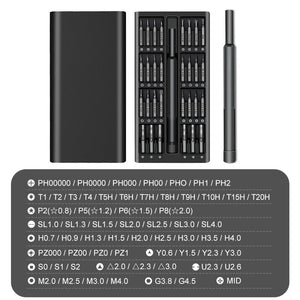 Screwdriver Set Magnetic Screw Driver Kit Bits Xiaomi Iphone Computer Tri Wing Torx Hand Tools Manual Woodworking Tools
