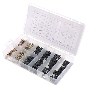 100Pcs Clips for car Fastener Screws Bumper Interior Decoration Auto Plastic Random Mixing Universal Plastic