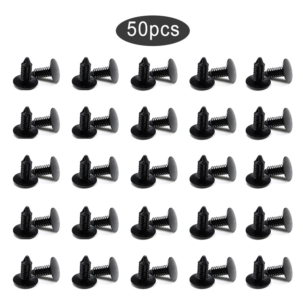 100Pcs Clips for car Fastener Screws Bumper Interior Decoration Auto Plastic Random Mixing Universal Plastic