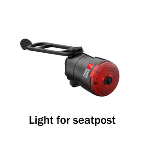 ThinkRider  Cycling Taillight Bicycle Smart Auto Brake Sensing Light IPx6 Waterproof LED Charging Bike Rear Light