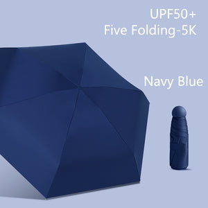 2023 Mini Capsule Umbrella Light Sunny Rainy Umbrella Women Anti-UV Sunshade Umbrella Pocket Sunscreen Umbrella Portable