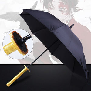 16 Bones Automatically Open Long Handle Windproof Samurai Sword Umbrella Japanese Ninja-like Sun and Rain Straight Umbrella
