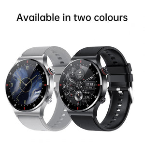 HW20 Creative Electronic Watch IP67 Waterproof Touch Control Round Digital Wristwatch Sedentary-Reminder