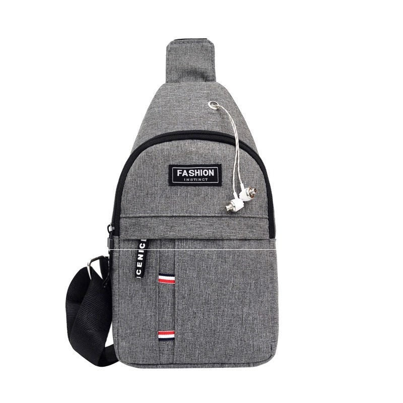 Quality Men's Chest Bags Casual Waist Bags Mini Travel Carry Bags Men's Waterproof Shoulder Crossbody Bags Nylon Handbags Purse
