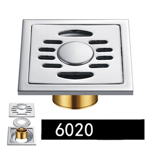 Shower Drain Thick Stainless Steel Floor Drain Ordinary Bathroom Toilet Kitchen Balcony Dedicated To prevent odor BaIDaiMoDeng