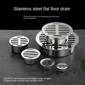 Outdoor Balcony Floor Drain Stainless Steel Drainage Roof Cover Rain Pipe Cap Round Floor Drain Cover For Garden Floor Drain