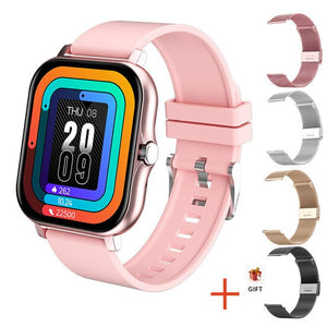 2022 New Women Smart watch Men 1.69" Color Screen Full touch Fitness Tracker Bluetooth Call Smart Clock Ladies Smart Watch Women
