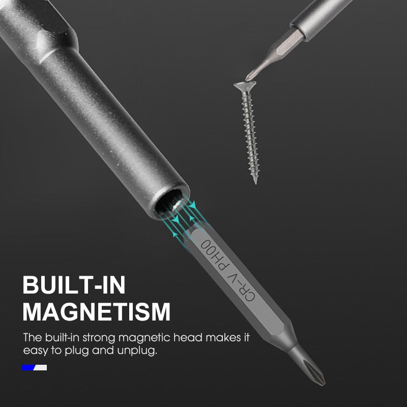 Screwdriver Set Magnetic Screw Driver Kit Bits Xiaomi Iphone Computer Tri Wing Torx Hand Tools Manual Woodworking Tools