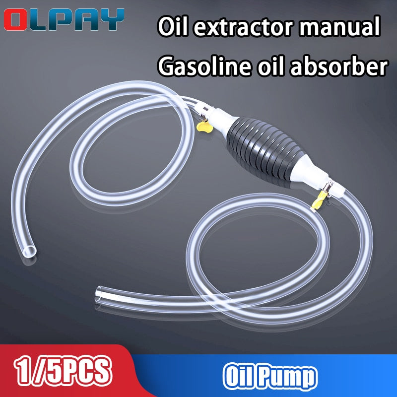 Oil Extractor Manual Gasoline Oil Absorber Hand Fuel Pump Car Sucker Oil Transfer Fuel Pump Petrol Diesel Pump Syphon Fuel Oil
