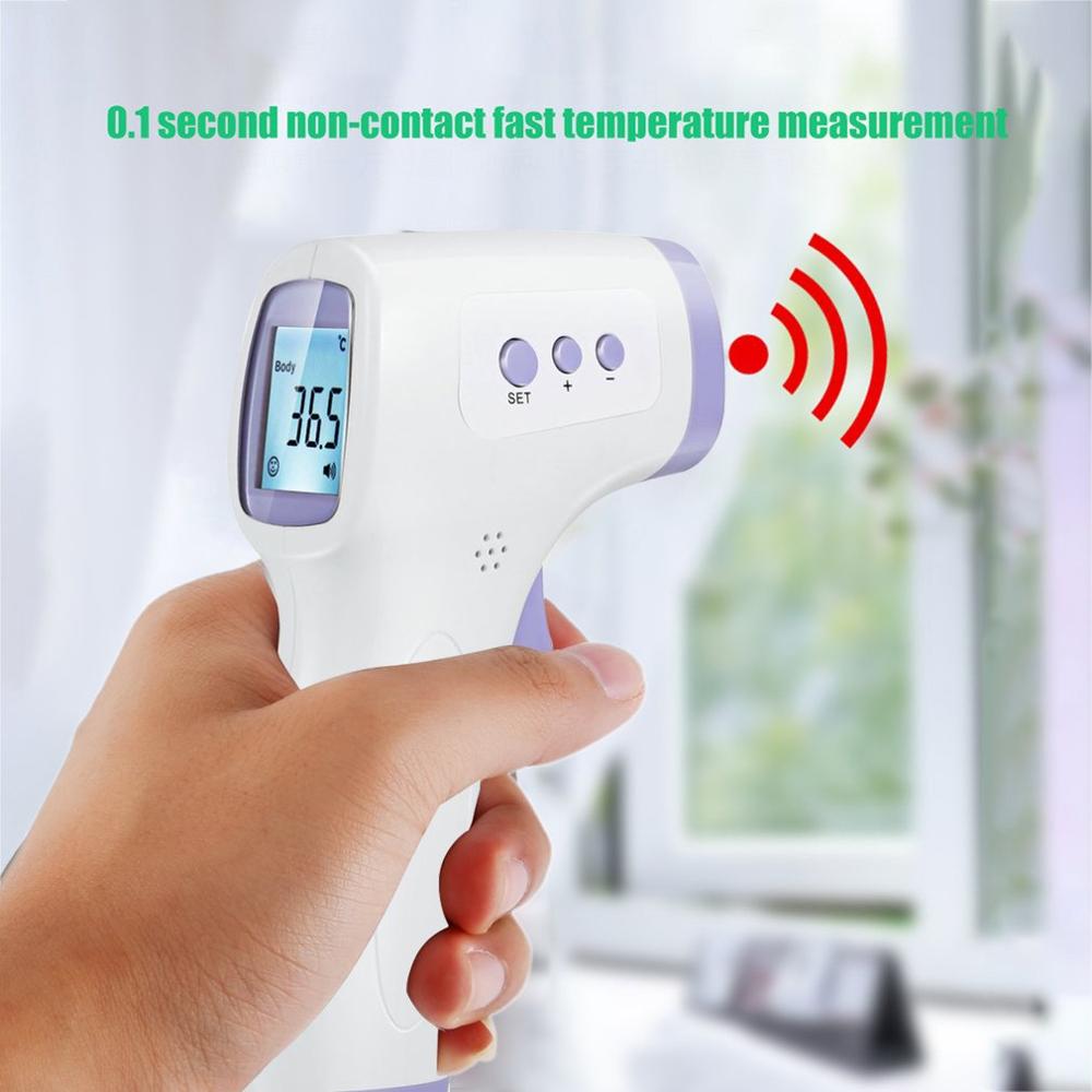 2020 Non-Contact Infrared Thermometer ABS with Lcd Display Digital Laser Home Temperature Thermomet Tool 1Set