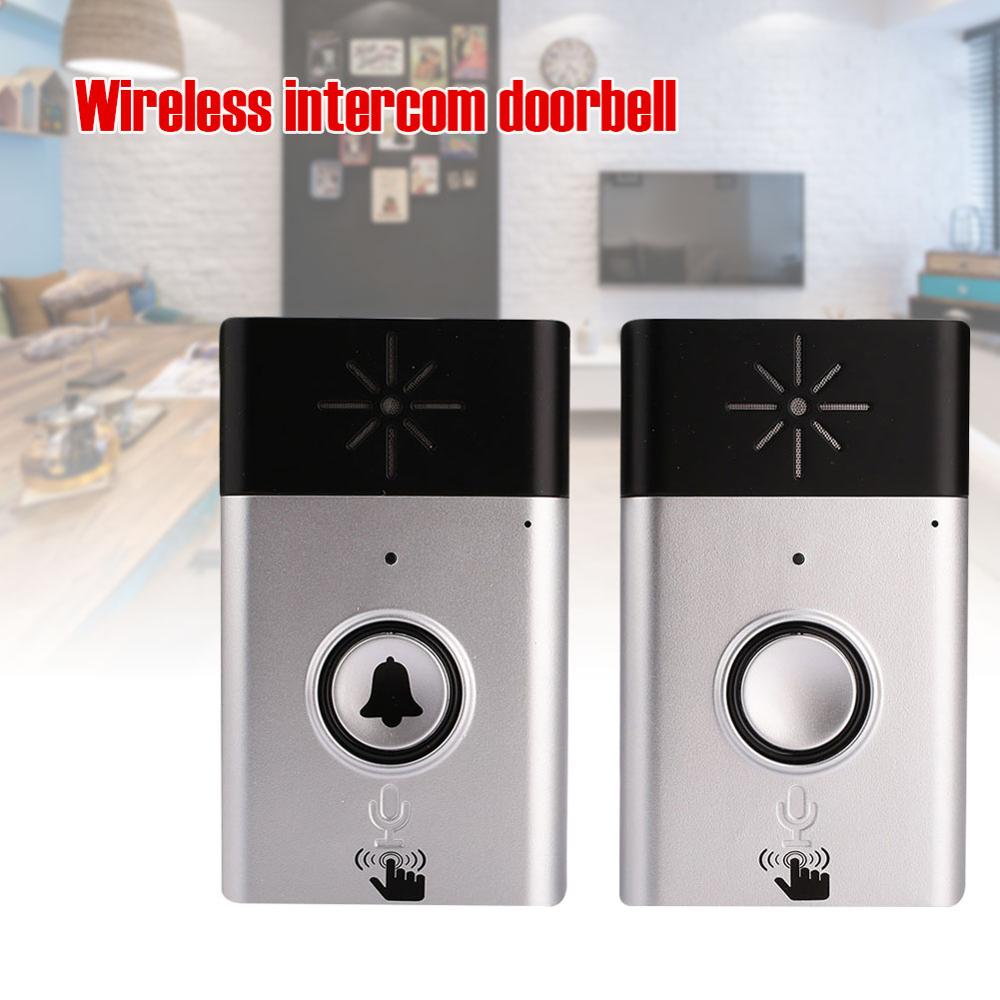 Wireless Audio Intercom Door Bell Ring Home Security Transmitter Receiver Doorbell Ring