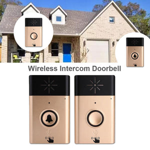 Wireless Audio Intercom Door Bell Ring Home Security Transmitter Receiver Doorbell Ring