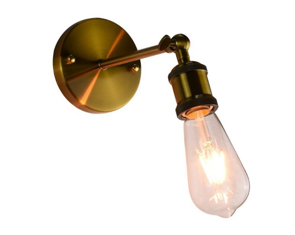 Copper Retro Industrial Vintage Wall Lamps American Style Wall Light Home Decor Lamp E27 wandlamp bedroom light Wall Sconce