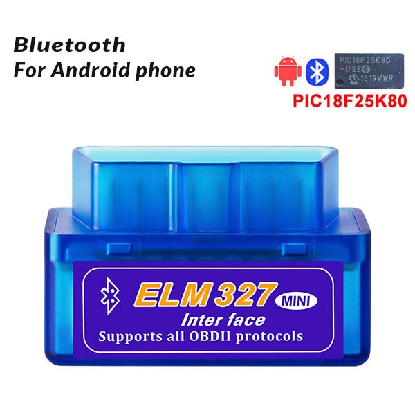 ELM327 V1.5 Bluetooth/Wifi OBD2 scanner v1.5 Elm 327 Bluetooth PIC18F25K80 Auto Diagnostic Tool OBDII for Android/IOS/Windows