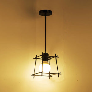 Black Vintage pendant lights Industrial Retro Pendant Lamp Edison Light E27/E26 Holder Iron Restaurant Bar Counter Cage Lamp