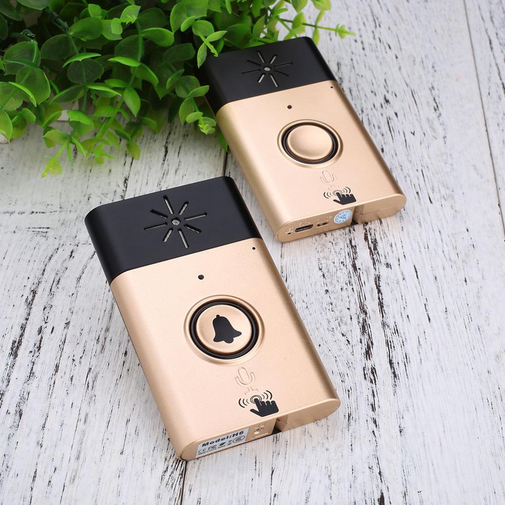 Wireless Audio Intercom Door Bell Ring Home Security Transmitter Receiver Doorbell Ring