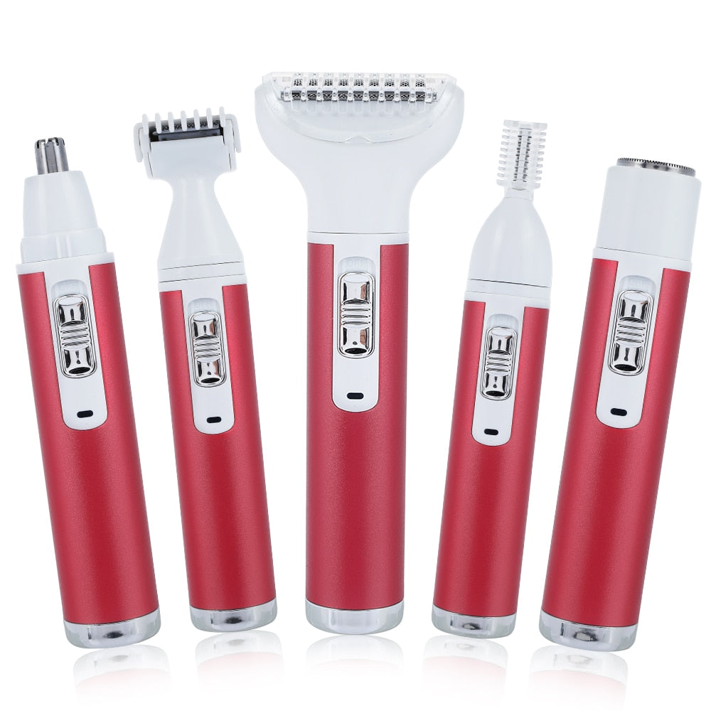 Electric Razor Painless Lady Shaver For Women Bikini Trimmer For Whole Body Waterproof USB Charging LCD Display Wet & Dry Using