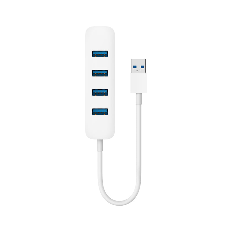 Xiaomi 4 Ports USB3.0 Hub with Stand-by Power Supply Interface USB Hub Charger Extender Extension Connector Adapter for Mobile Phone Tablet Computer