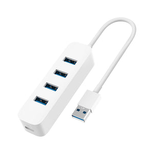 Xiaomi 4 Ports USB3.0 Hub with Stand-by Power Supply Interface USB Hub Charger Extender Extension Connector Adapter for Mobile Phone Tablet Computer