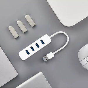 Xiaomi 4 Ports USB3.0 Hub with Stand-by Power Supply Interface USB Hub Charger Extender Extension Connector Adapter for Mobile Phone Tablet Computer